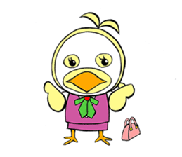 OTSUBONE HIYOKO (Expert employee chick) sticker #12030164