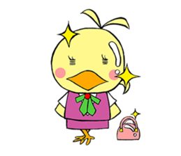 OTSUBONE HIYOKO (Expert employee chick) sticker #12030165