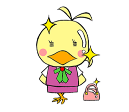 OTSUBONE HIYOKO (Expert employee chick) sticker #12030165