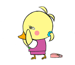 OTSUBONE HIYOKO (Expert employee chick) sticker #12030166