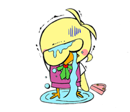 OTSUBONE HIYOKO (Expert employee chick) sticker #12030167