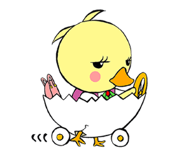 OTSUBONE HIYOKO (Expert employee chick) sticker #12030169