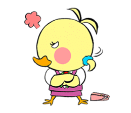 OTSUBONE HIYOKO (Expert employee chick) sticker #12030171