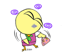 OTSUBONE HIYOKO (Expert employee chick) sticker #12030173