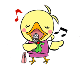 OTSUBONE HIYOKO (Expert employee chick) sticker #12030175
