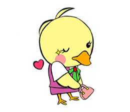 OTSUBONE HIYOKO (Expert employee chick) sticker #12030176