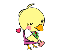 OTSUBONE HIYOKO (Expert employee chick) sticker #12030176
