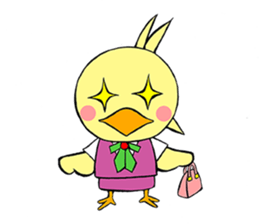 OTSUBONE HIYOKO (Expert employee chick) sticker #12030178