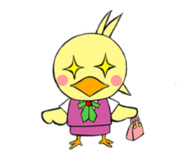 OTSUBONE HIYOKO (Expert employee chick) sticker #12030178