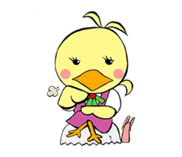 OTSUBONE HIYOKO (Expert employee chick) sticker #12030181