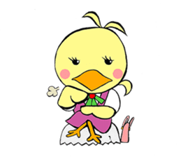 OTSUBONE HIYOKO (Expert employee chick) sticker #12030181
