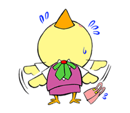 OTSUBONE HIYOKO (Expert employee chick) sticker #12030182