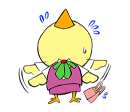 OTSUBONE HIYOKO (Expert employee chick) sticker #12030182