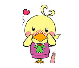 OTSUBONE HIYOKO (Expert employee chick) sticker #12030183