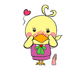 OTSUBONE HIYOKO (Expert employee chick) sticker #12030183