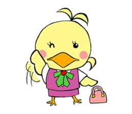 OTSUBONE HIYOKO (Expert employee chick) sticker #12030184