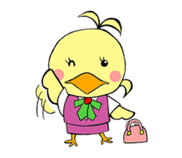 OTSUBONE HIYOKO (Expert employee chick) sticker #12030184
