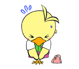 OTSUBONE HIYOKO (Expert employee chick) sticker #12030187