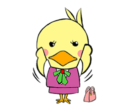 OTSUBONE HIYOKO (Expert employee chick) sticker #12030192