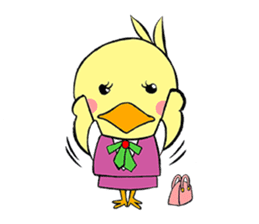 OTSUBONE HIYOKO (Expert employee chick) sticker #12030192