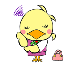 OTSUBONE HIYOKO (Expert employee chick) sticker #12030193