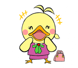OTSUBONE HIYOKO (Expert employee chick) sticker #12030194