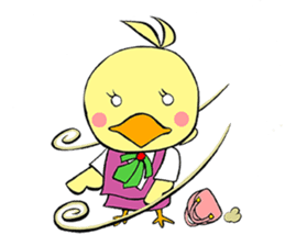 OTSUBONE HIYOKO (Expert employee chick) sticker #12030196
