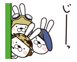 Move! Rabbit Corps sticker #12030207