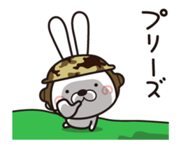 Move! Rabbit Corps sticker #12030219