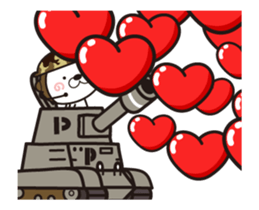 Move! Rabbit Corps sticker #12030221