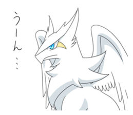 WHITE GRIFFON Sticker sticker #12030278