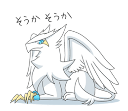 WHITE GRIFFON Sticker sticker #12030280