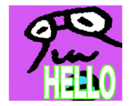 DYNAMIC ADDICTIVE FACE (GREETINGS ver.) sticker #12030674