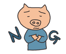 move basic pig sticker #12030720