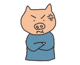 move basic pig sticker #12030726