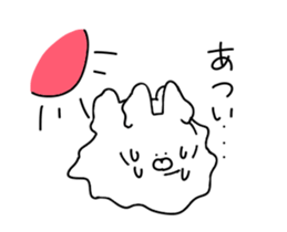 Surreal rabbit to move sticker #12030955