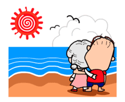 Grandma and grandpa 2 [ animation ] sticker #12031391