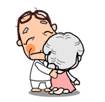 Grandma and grandpa 2 [ animation ] sticker #12031412