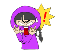 Purple Ninja sister(Animation) sticker #12031592
