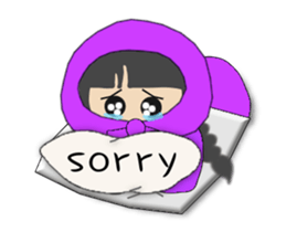 Purple Ninja sister(Animation) sticker #12031597
