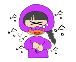 Purple Ninja sister(Animation) sticker #12031601