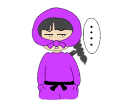 Purple Ninja sister(Animation) sticker #12031604