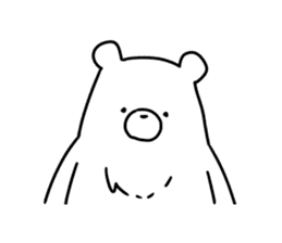 White Bear 3 sticker #12031805