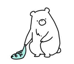 White Bear 3 sticker #12031816