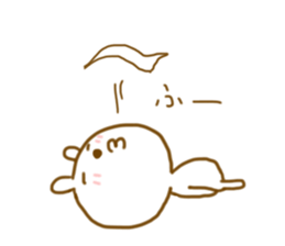 A White bear Sticker sticker #12031940