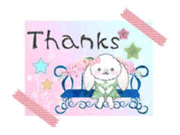 Message of a lop eared rabbit -movie1- sticker #12032235