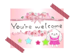 Message of a lop eared rabbit -movie1- sticker #12032239