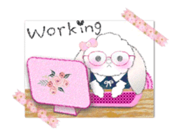 Message of a lop eared rabbit -movie1- sticker #12032242