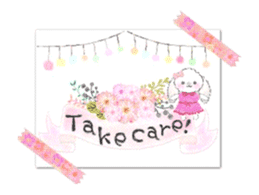 Message of a lop eared rabbit -movie1- sticker #12032244