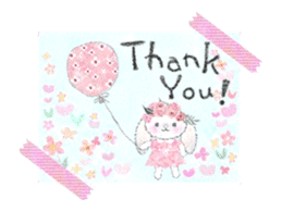 Message of a lop eared rabbit -movie1- sticker #12032245